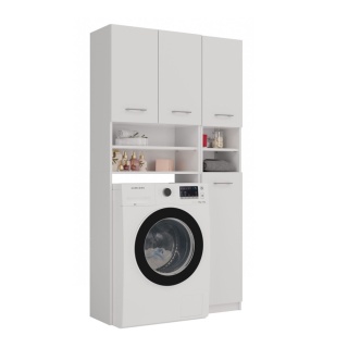 Komplet mebli łazienkowych LAZ-1307-BIEL-MAT