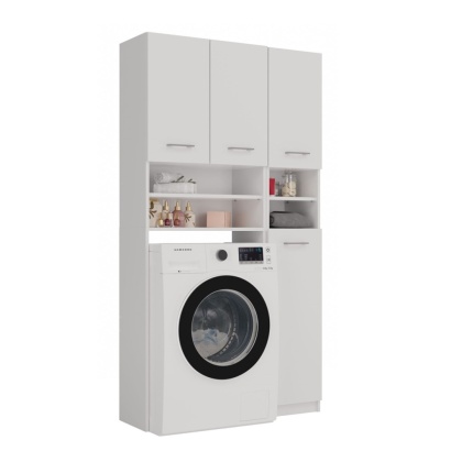 Komplet mebli łazienkowych LAZ-1307-BIEL-MAT