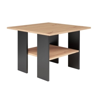 Ława kwadratowa stolik STOL-810-ART-CZERN