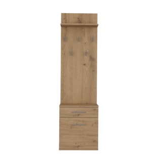 Mini garderoba do przedpokoju dąb artisan GAR-103-ART