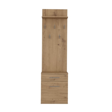 Mini garderoba do przedpokoju dąb artisan GAR-103-ART