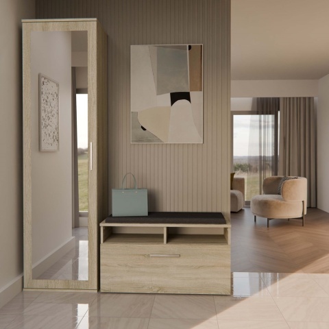 Płytka szafa do przedpokoju SZAF-1003-SON