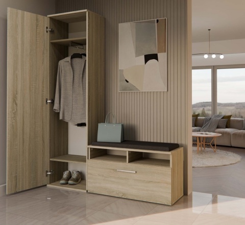 Płytka szafa do przedpokoju SZAF-1003-SON