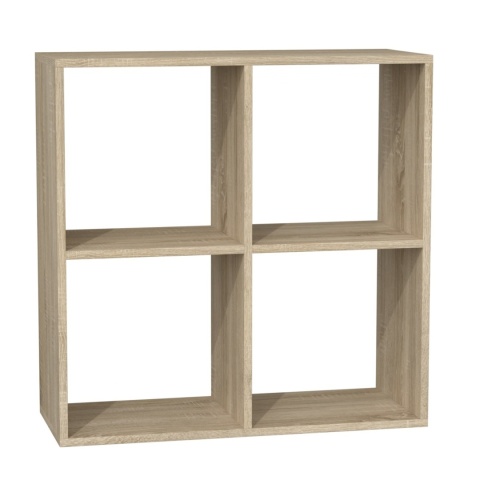 Regał 4 komorowy dąb sonoma RE-1407-SON