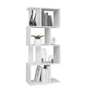 Regał modułowy biały RE-1414-BIEL-MAT