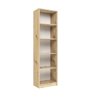 Regał na książki 50 cm dąb artisan RE-1402-ART