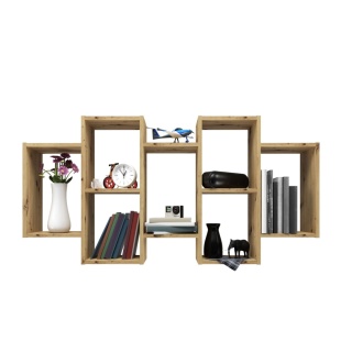 Regał na ścianę wiszący dąb artisan POL-1104-ART