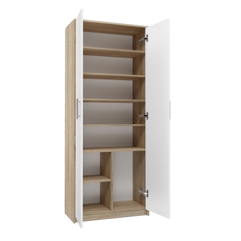 Regał zamknięty z półkami RE-1427-SON-BIEL