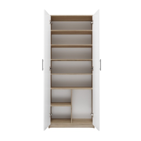 Regał zamknięty z półkami RE-1427-SON-BIEL