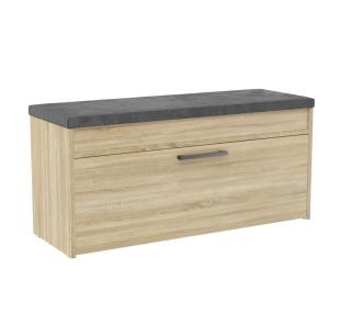 Siedzisko z szafką na buty dąb sonoma BUT-206-SON