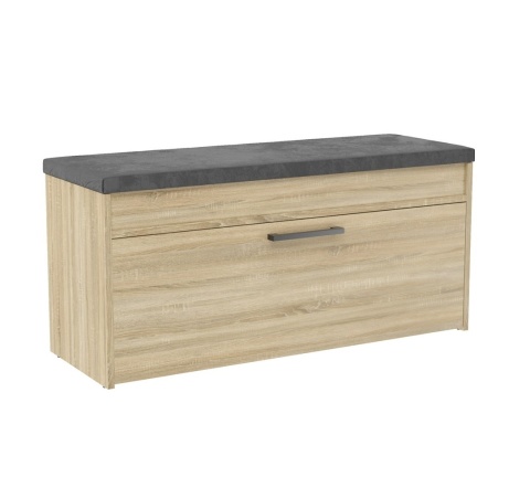Siedzisko z szafką na buty dąb sonoma BUT-206-SON