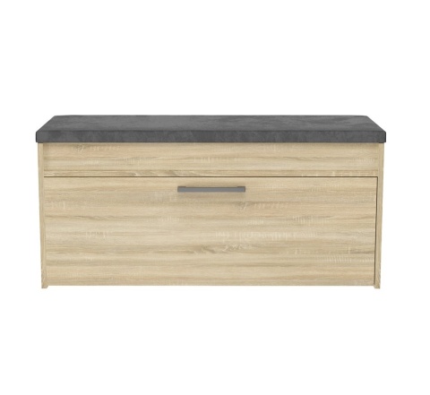 Siedzisko z szafką na buty dąb sonoma BUT-206-SON