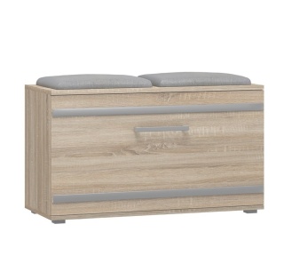 Siedzisko ze schowkiem i szafką dąb sonoma BUT-202-SON