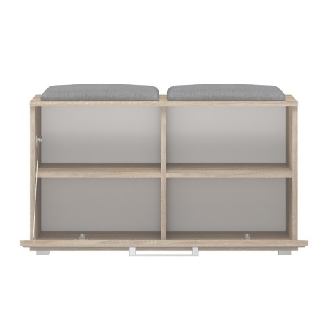 Siedzisko ze schowkiem i szafką dąb sonoma BUT-202-SON