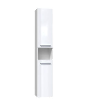 Słupek łazienkowy z koszem LAZ-1315-BIEL-POŁ