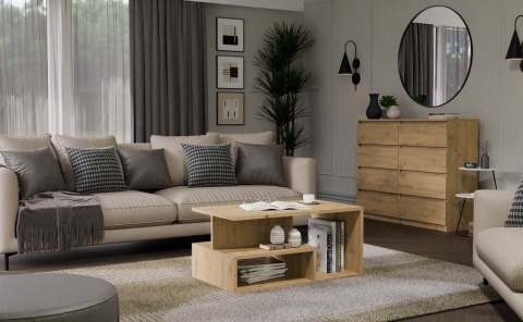 Stolik pokojowy dąb artisan STOL-805-ART