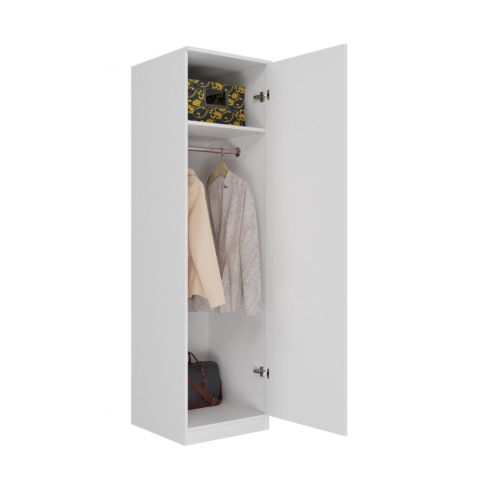 Szafa 50 cm szerokości SZAF-1001-BIEL-MAT