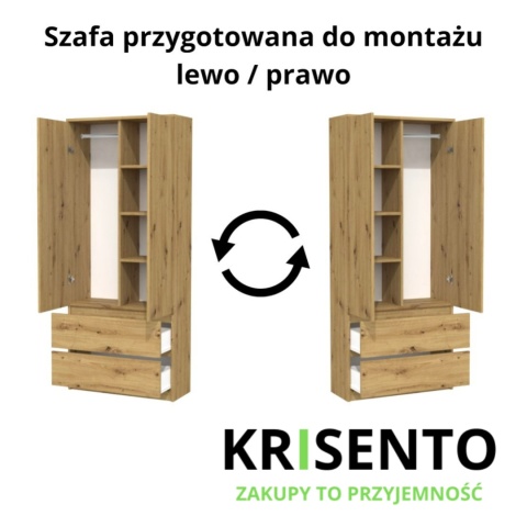 Szafa do pokoju młodzieżowego SZAF-1009-ART