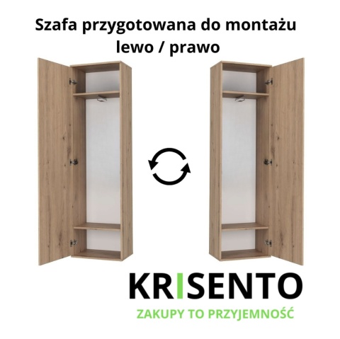 Szafa do przedpokoju głębokość 35 cm SZAF-1003-ART