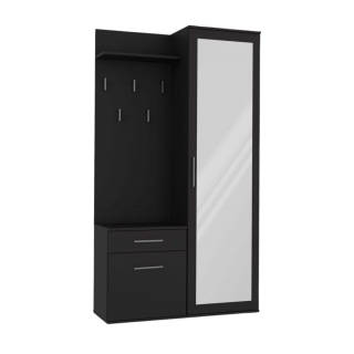 Szafa garderoba czarna GAR-104-CZERN-MAT