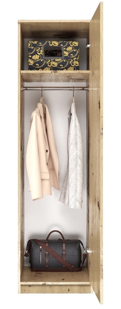 Szafa jednodrzwiowa z półkami SZAF-1001-ART