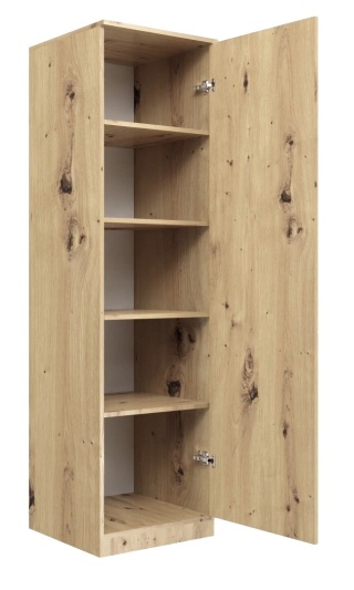 Szafa jednodrzwiowa z półkami SZAF-1001-ART