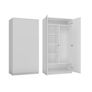 Szafa na buty i kurtki SZAF-1002-BIEL-MAT