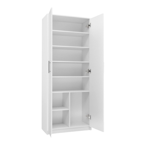 Szafa regał zamknięty RE-1427-BIEL-MAT