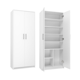 Szafa regał zamknięty RE-1427-BIEL-MAT