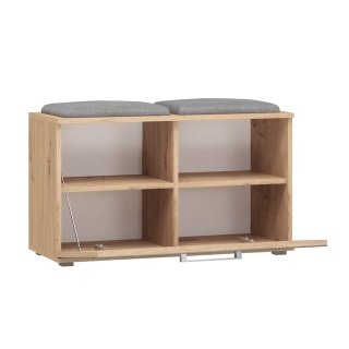 Szafka do ganku na obuwie z siedziskiem BUT-202-ART