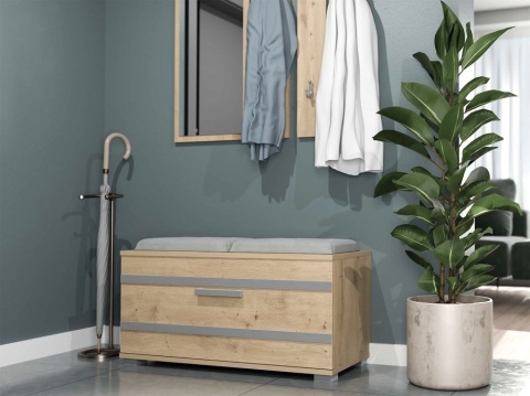 Szafka do ganku na obuwie z siedziskiem BUT-202-ART