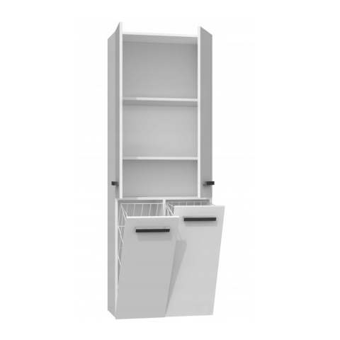 Szafka do łazienki 60 cm LAZ-1322-BIEL-POŁ