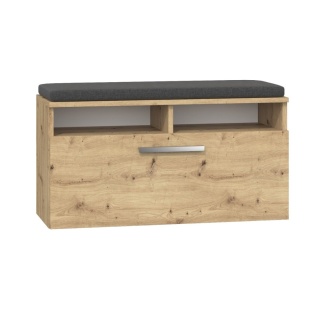 Szafka na buty z siedziskiem tapicerowanym BUT-205-ART