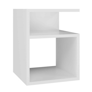 Szafka nocna bez szuflad w białym macie SN-301-BIEL-MAT