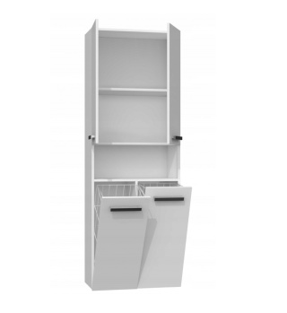 Szafka słupek do łazienki LAZ-1321-BIEL-MAT