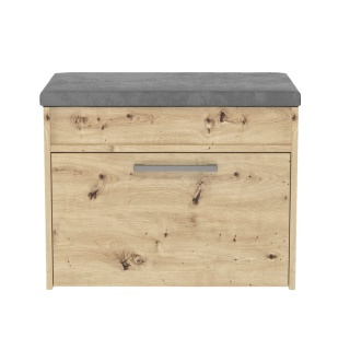 Szafka z siedziskiem dąb artisan BUT-208-ART