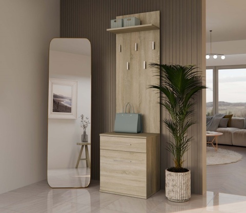 Wąska garderoba do przedpokoju 50cm GAR-103-SON