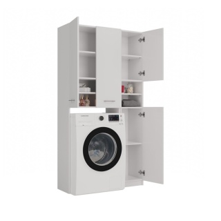 Zestaw mebli łazienkowych biały LAZ-1308-BIEL-MAT