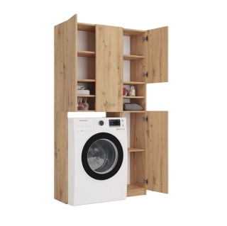 Zestaw szafek łazienkowych dąb artisan LAZ-1308-ART