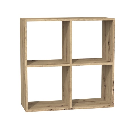 Biurko narożne z półkami dąb artisan BIUR-702-ART