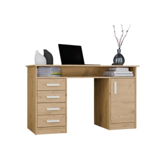 Biurko z szufladami i szafką 125cm BIUR-732-ART