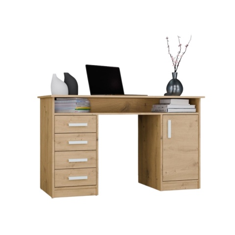 Biurko z szufladami i szafką 125cm BIUR-732-ART