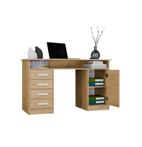 Biurko z szufladami i szafką 125cm BIUR-732-ART