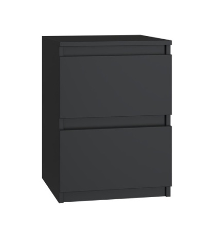 Czarna szafka nocna matowa 30x30x40 SN-304-CZERN-MAT