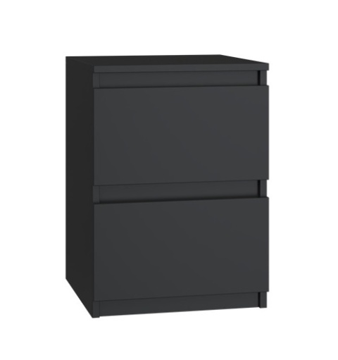 Czarna szafka nocna matowa 30x30x40 SN-304-CZERN-MAT