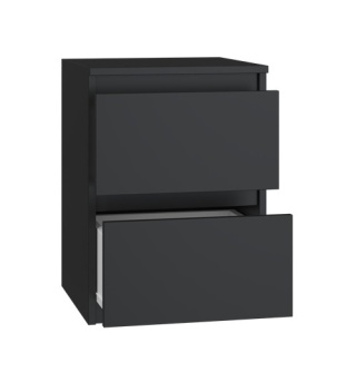 Czarna szafka nocna matowa 30x30x40 SN-304-CZERN-MAT