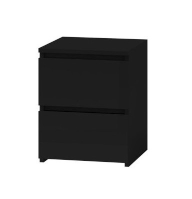 Czarna szafka nocna matowa 30x30x40 SN-304-CZERN-MAT