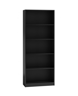 Czarny regał na książki 60cm RE-1403-CZERN