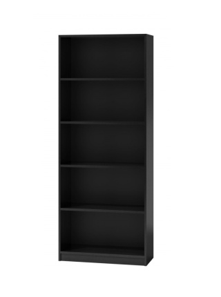 Czarny regał na książki 60cm RE-1403-CZERN