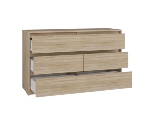 Długa niska komoda z szufladami KOM-919-SON